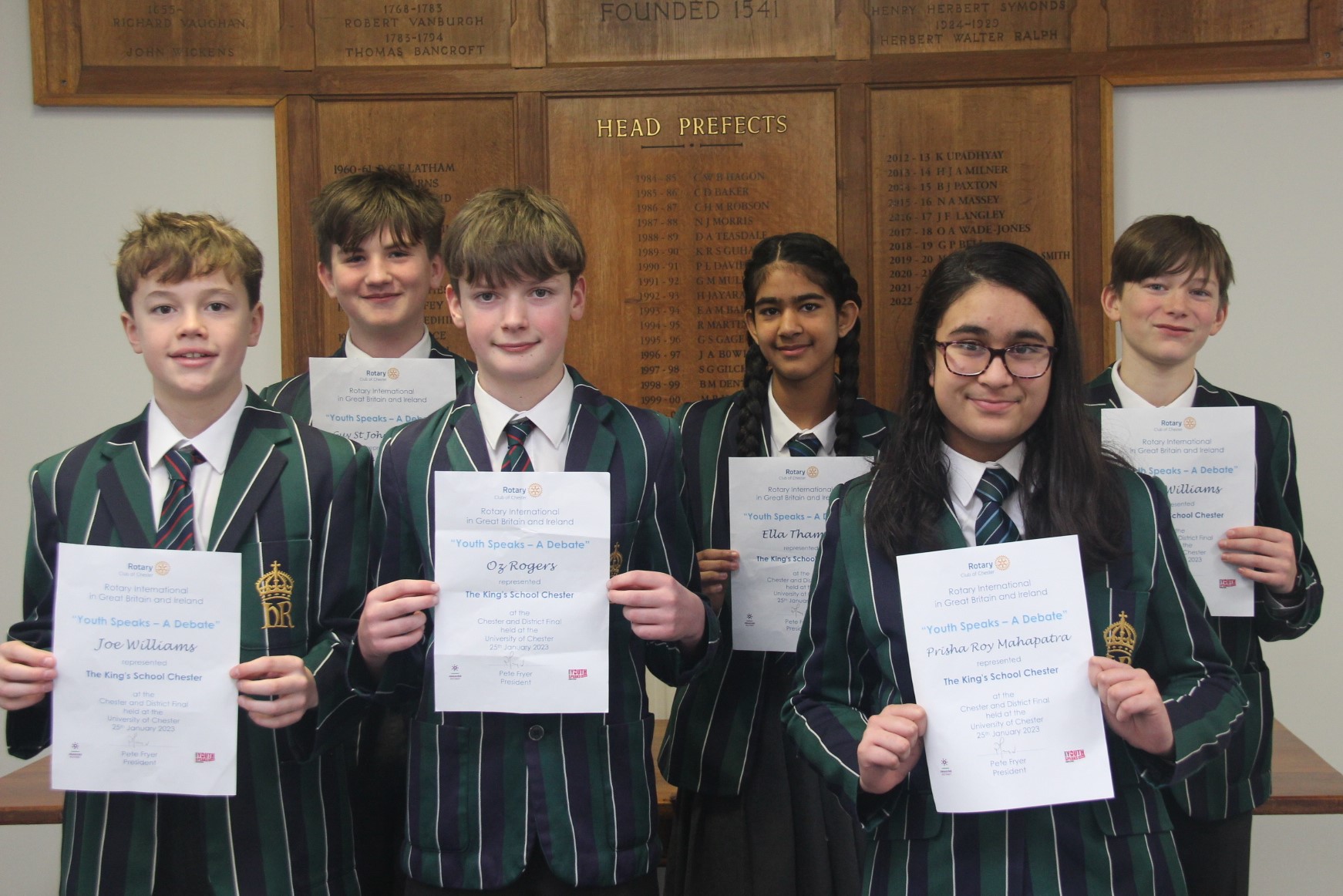 Debate success for King's students - The King's School Chester